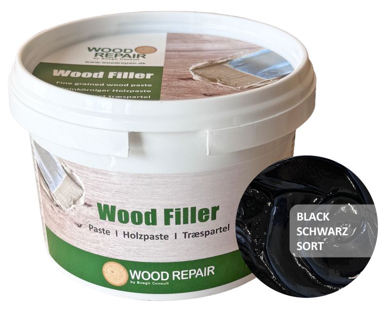 Wood Repair Wood Filler Farbe Schwarz 400 g