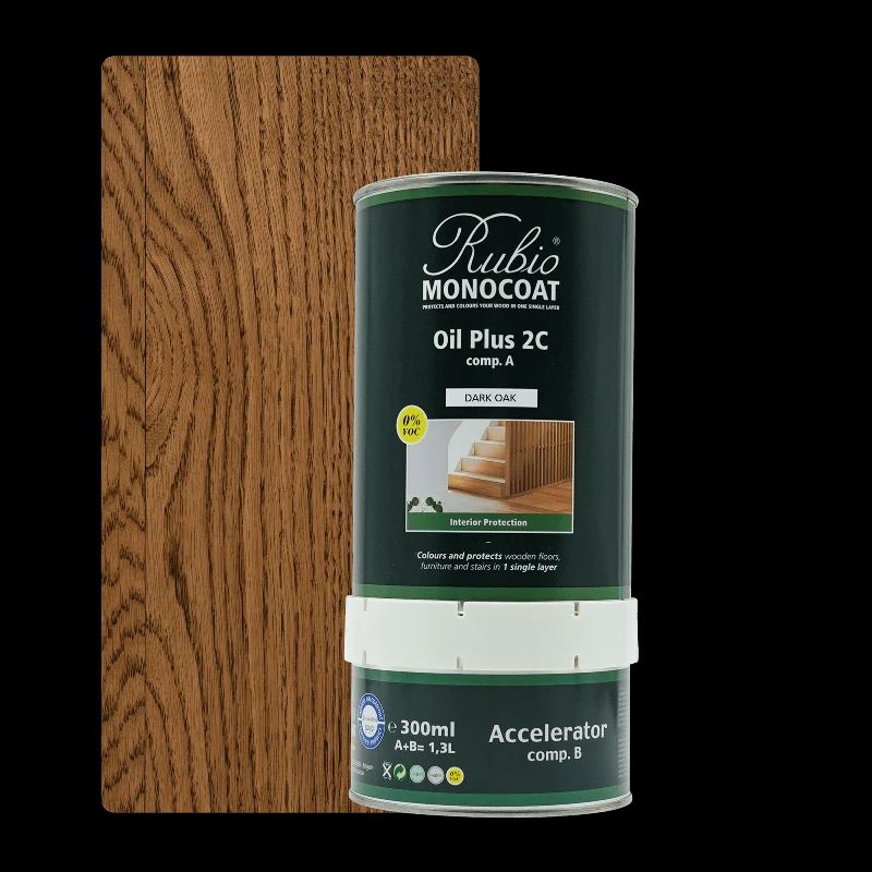 OIL PLUS 2C Dark Oak Set 1,3 Liter Set