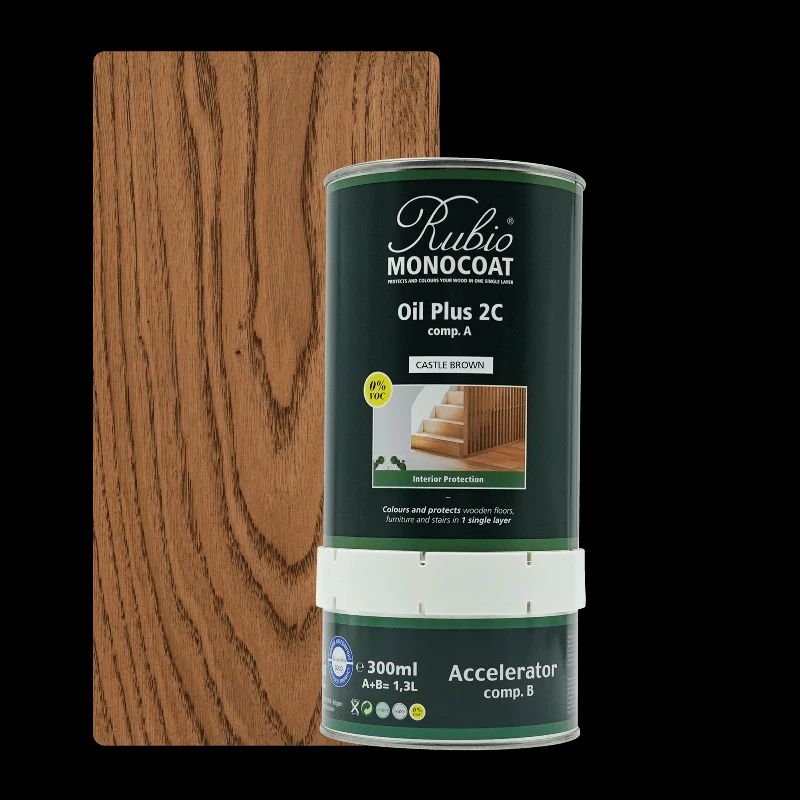 OIL PLUS 2C Castle Brown Set 1,3 Liter Set