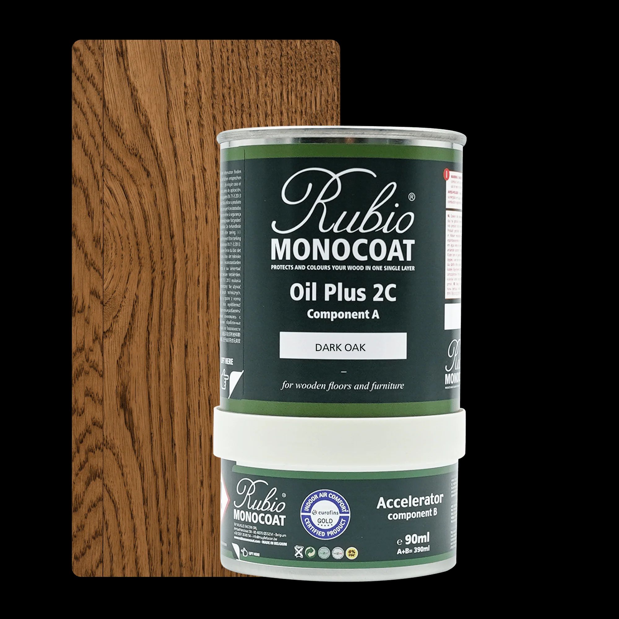 OIL PLUS 2C Dark Oak 390 ml Set